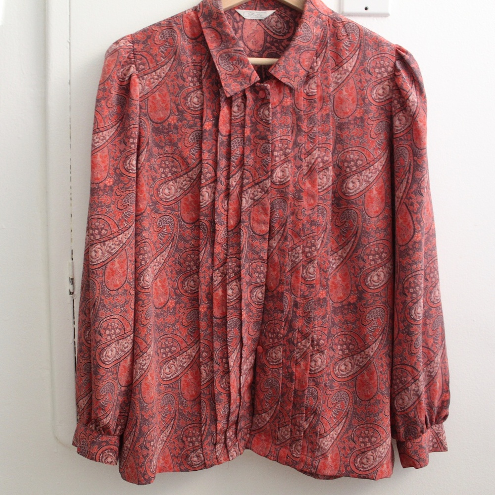 Vintage Paisley Shirt - Picture 1 of 3